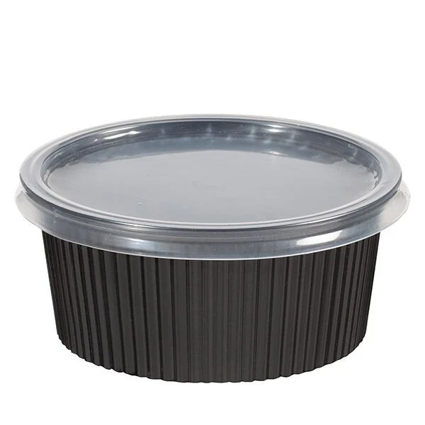 14 oz Siyah Plastik Çorba Kasesi