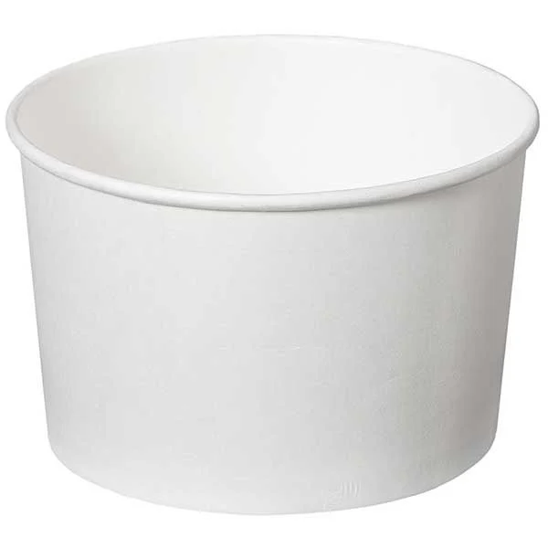 16 oz Beyaz Karton Çorba Kasesi
